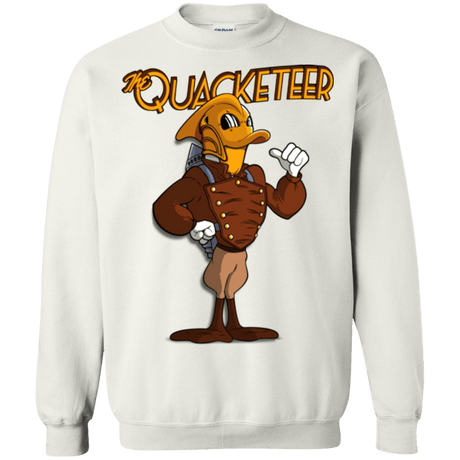 Sweatshirts White / Small The Quacketeer Crewneck Sweatshirt