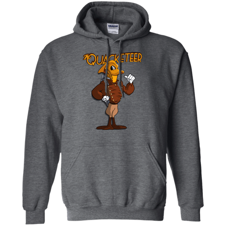 Sweatshirts Dark Heather / Small The Quacketeer Pullover Hoodie