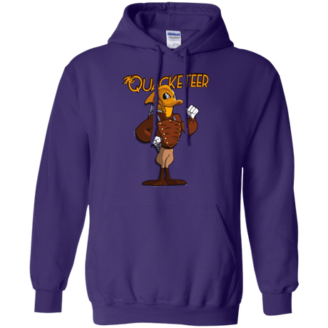 Sweatshirts Purple / Small The Quacketeer Pullover Hoodie