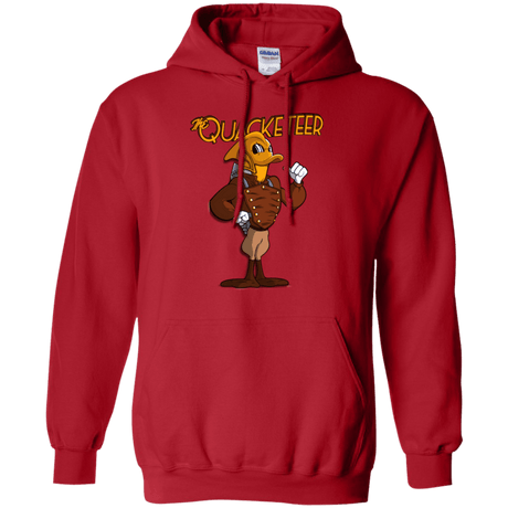 Sweatshirts Red / Small The Quacketeer Pullover Hoodie