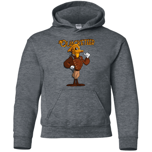 Sweatshirts Dark Heather / YS The Quacketeer Youth Hoodie