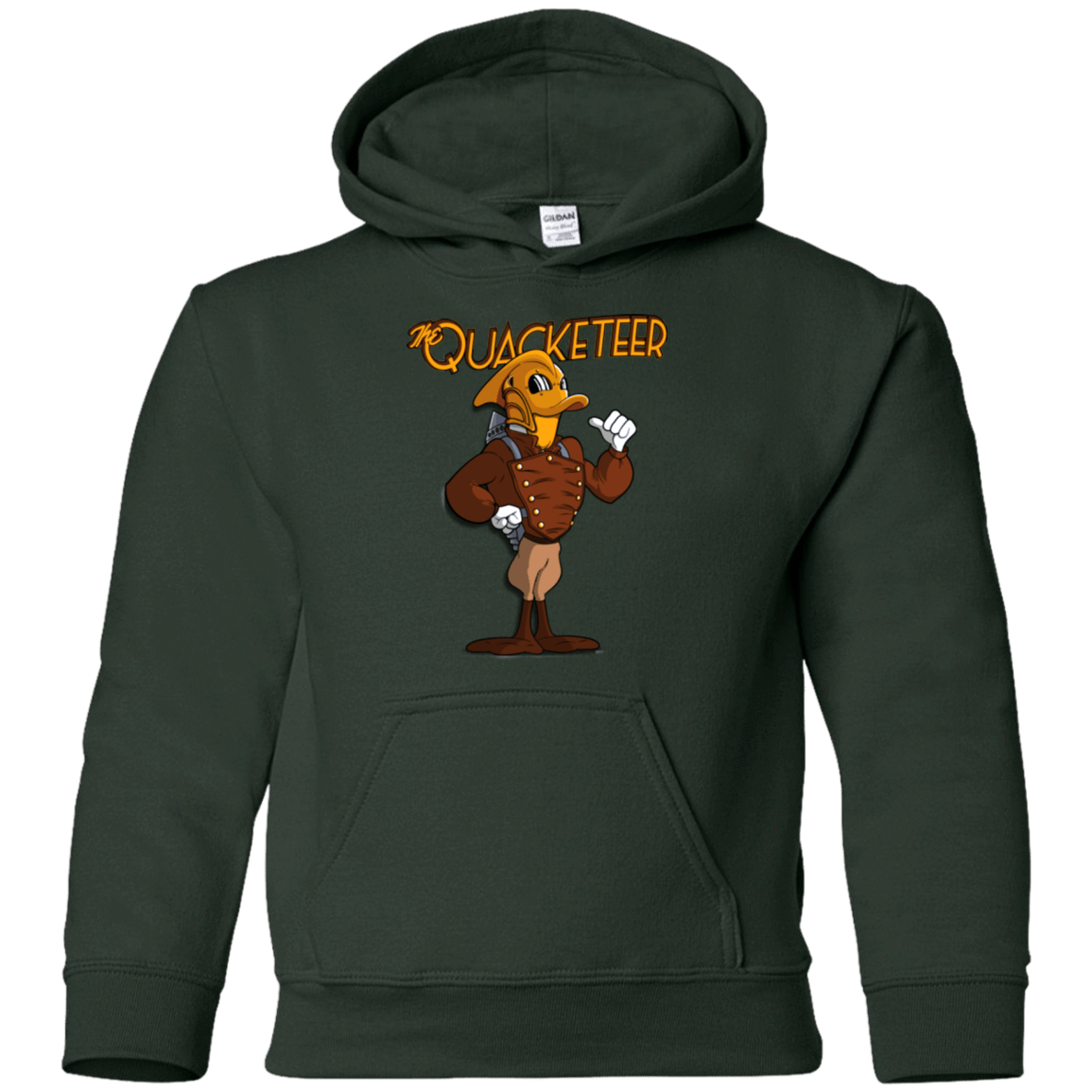 Sweatshirts Forest Green / YS The Quacketeer Youth Hoodie