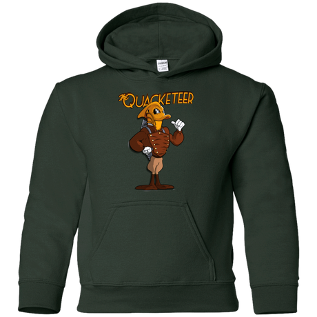 Sweatshirts Forest Green / YS The Quacketeer Youth Hoodie