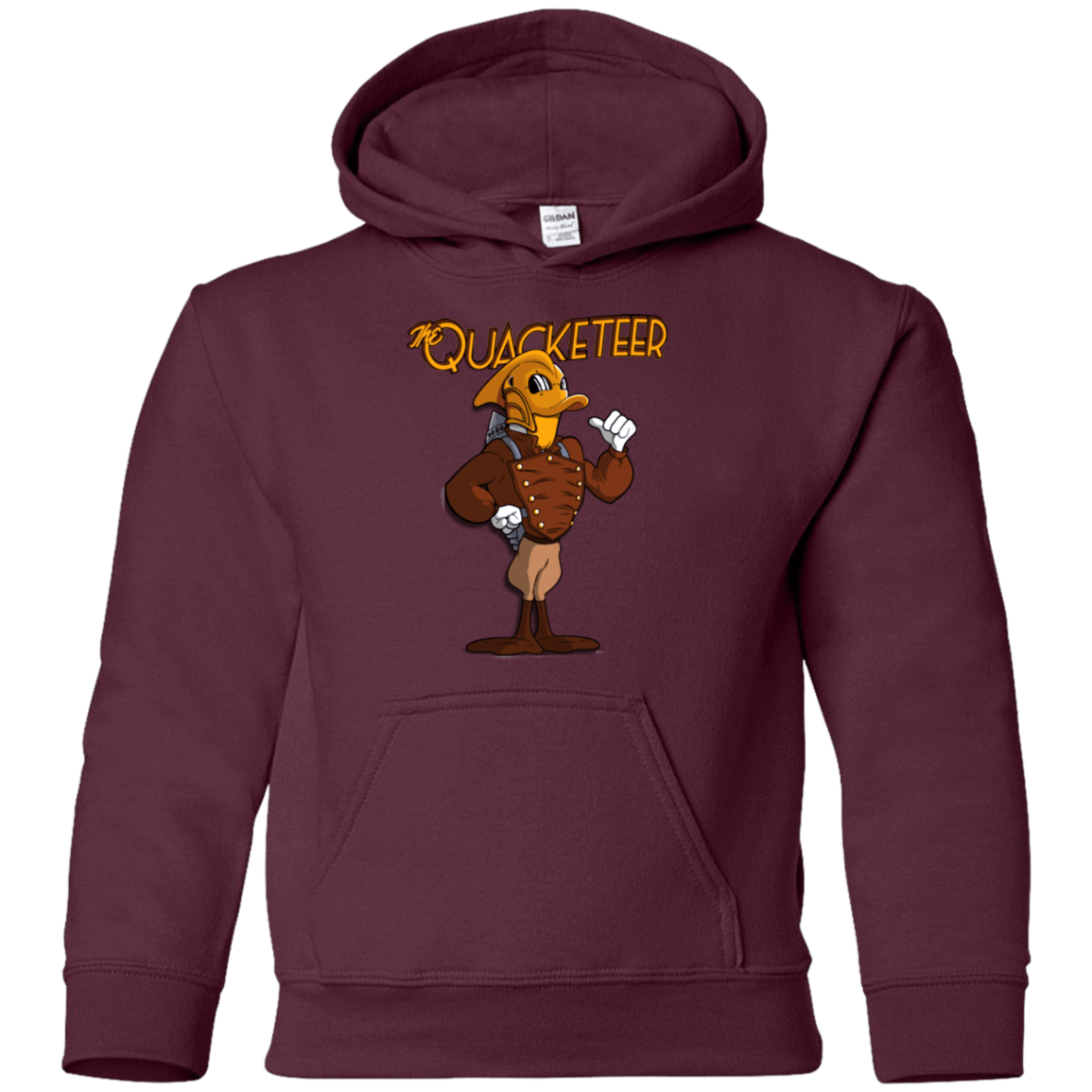 Sweatshirts Maroon / YS The Quacketeer Youth Hoodie