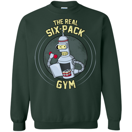 Sweatshirts Forest Green / Small The Real Six Pack Crewneck Sweatshirt