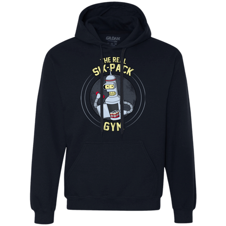 Sweatshirts Navy / Small The Real Six Pack Premium Fleece Hoodie