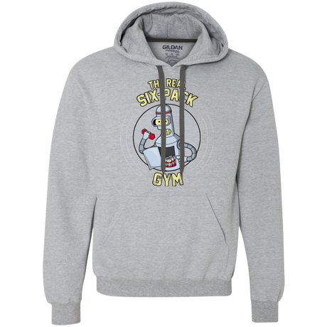 Sweatshirts Sport Grey / Small The Real Six Pack Premium Fleece Hoodie