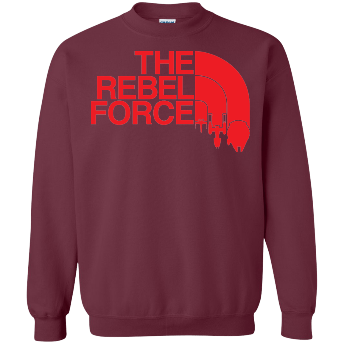 Sweatshirts Maroon / Small The Rebel Force 2 Crewneck Sweatshirt