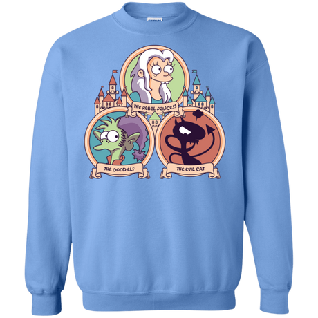 Sweatshirts Carolina Blue / S The Rebel, the Good and Evil Cat Crewneck Sweatshirt