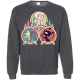 Sweatshirts Dark Heather / S The Rebel, the Good and Evil Cat Crewneck Sweatshirt