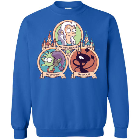 Sweatshirts Royal / S The Rebel, the Good and Evil Cat Crewneck Sweatshirt