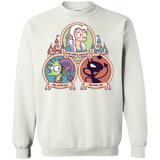 Sweatshirts White / S The Rebel, the Good and Evil Cat Crewneck Sweatshirt