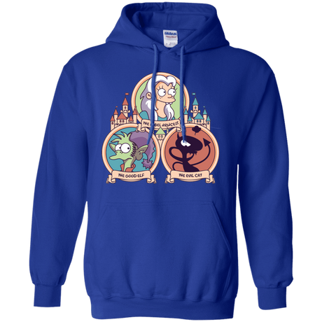 Sweatshirts Royal / S The Rebel, the Good and Evil Cat Pullover Hoodie