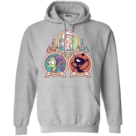 Sweatshirts Sport Grey / S The Rebel, the Good and Evil Cat Pullover Hoodie