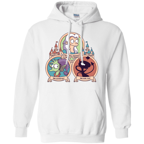 Sweatshirts White / S The Rebel, the Good and Evil Cat Pullover Hoodie