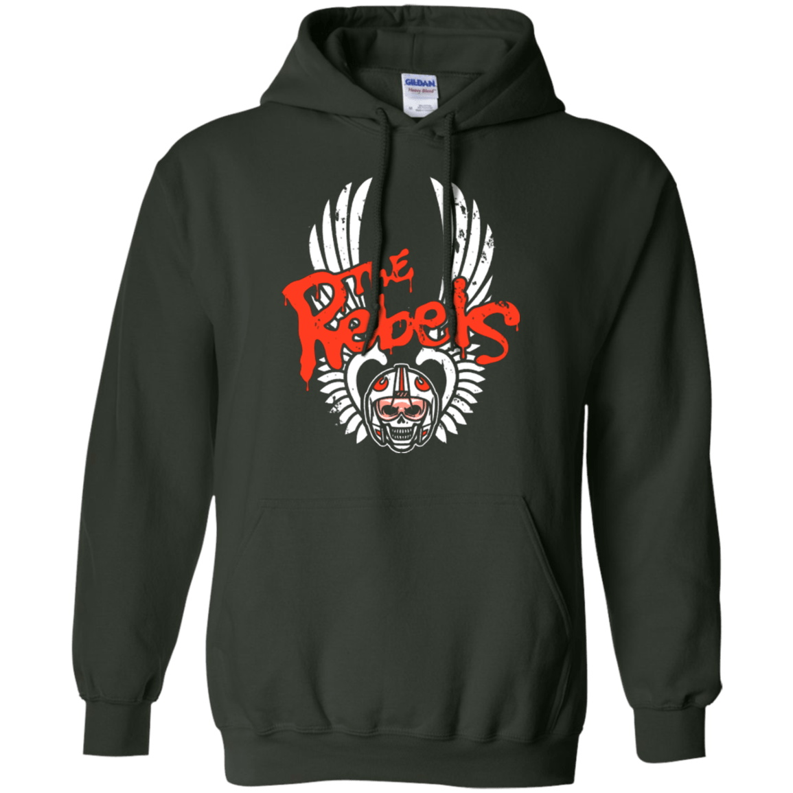 Sweatshirts Forest Green / Small THE REBELS Pullover Hoodie