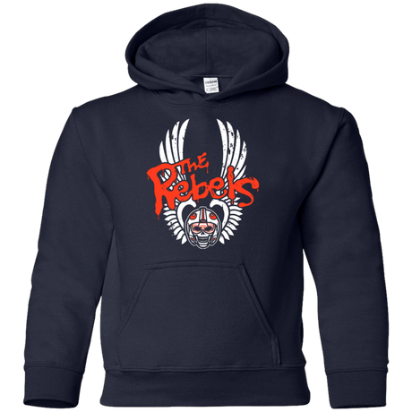 Sweatshirts Navy / YS THE REBELS Youth Hoodie