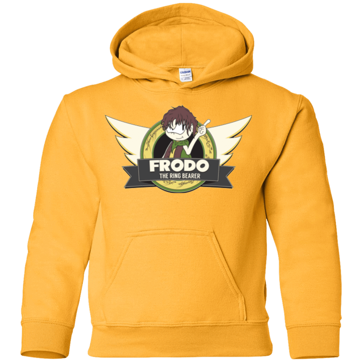 Sweatshirts Gold / YS The Ring Bearer Youth Hoodie