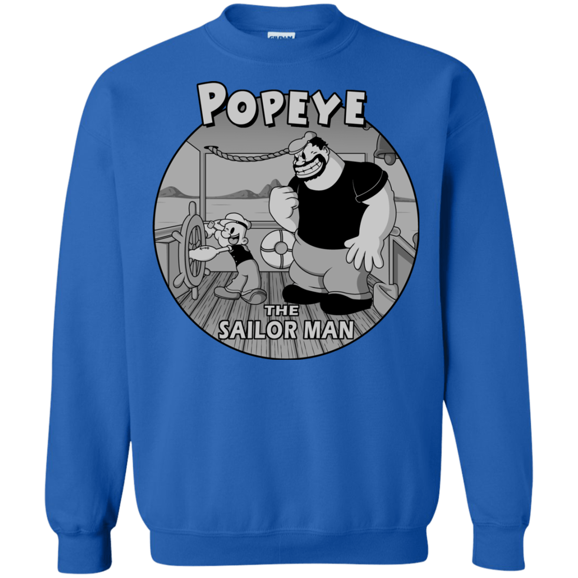 Sweatshirts Royal / S The Sailor Man Crewneck Sweatshirt