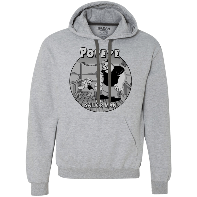 Sweatshirts Sport Grey / S The Sailor Man Premium Fleece Hoodie