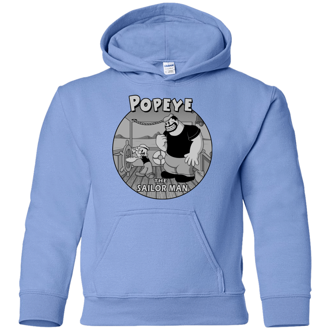 Sweatshirts Carolina Blue / YS The Sailor Man Youth Hoodie