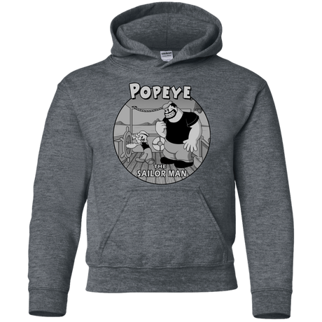 Sweatshirts Dark Heather / YS The Sailor Man Youth Hoodie