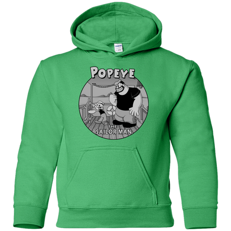 Sweatshirts Irish Green / YS The Sailor Man Youth Hoodie