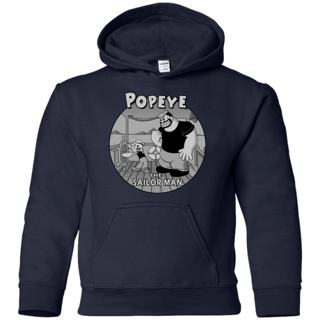 Sweatshirts Navy / YS The Sailor Man Youth Hoodie