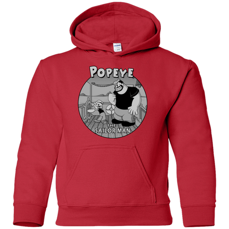 Sweatshirts Red / YS The Sailor Man Youth Hoodie