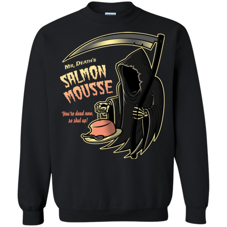 Sweatshirts Black / Small The Salmon Mousse Crewneck Sweatshirt