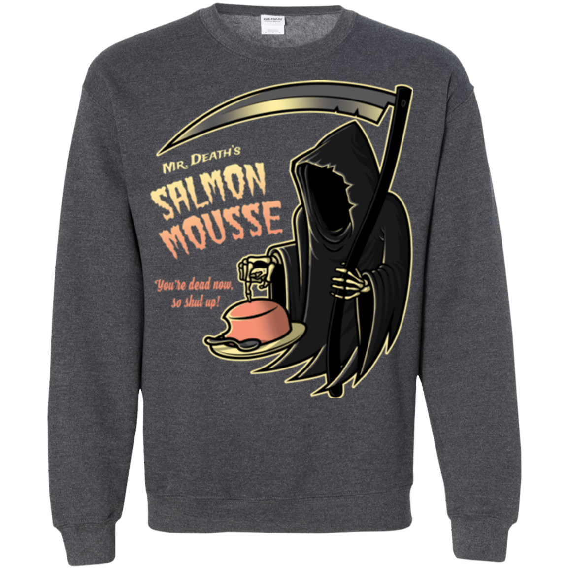 Sweatshirts Dark Heather / Small The Salmon Mousse Crewneck Sweatshirt