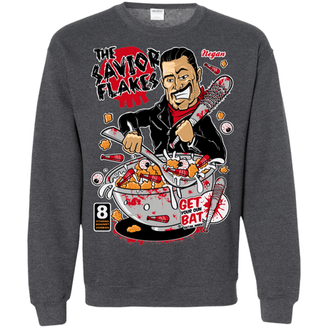 Sweatshirts Dark Heather / S The Savior Flakes Crewneck Sweatshirt