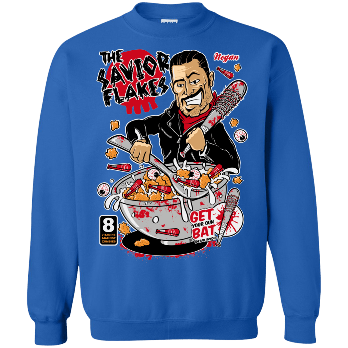 Sweatshirts Royal / S The Savior Flakes Crewneck Sweatshirt