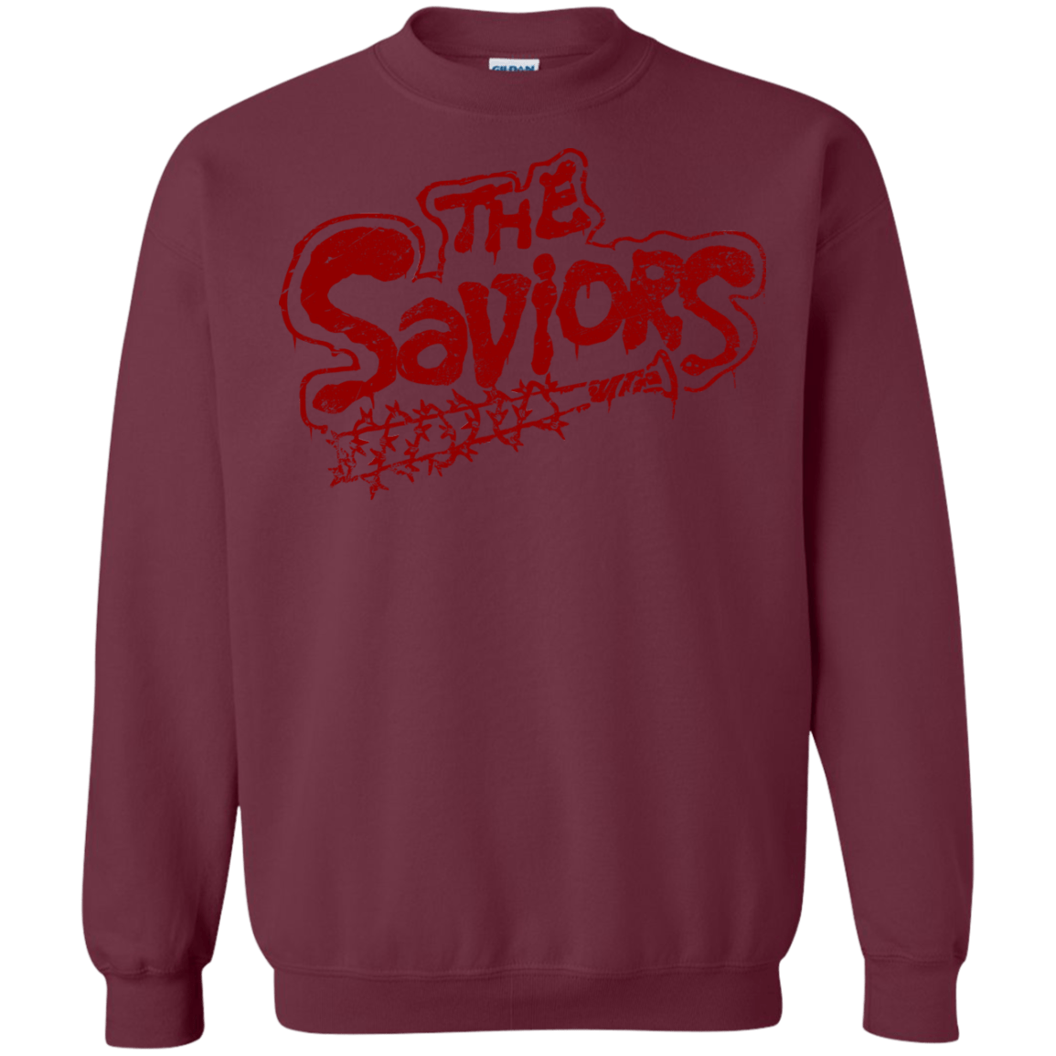 Sweatshirts Maroon / Small The Saviors Crewneck Sweatshirt