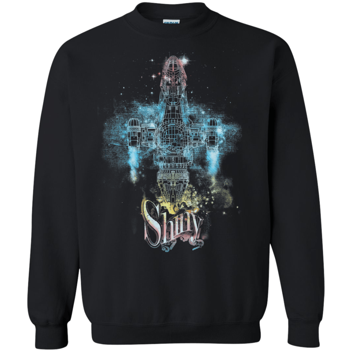 The Shiniest Spaceship Crewneck Sweatshirt