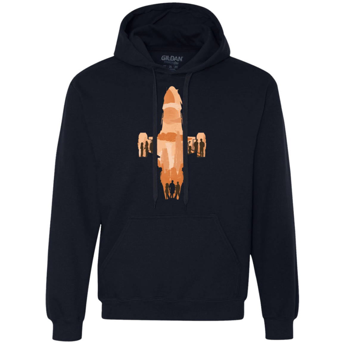 Sweatshirts Navy / Small The Shiny Ship Premium Fleece Hoodie