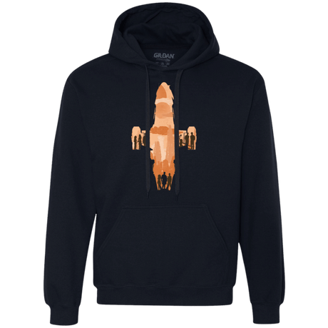 Sweatshirts Navy / Small The Shiny Ship Premium Fleece Hoodie