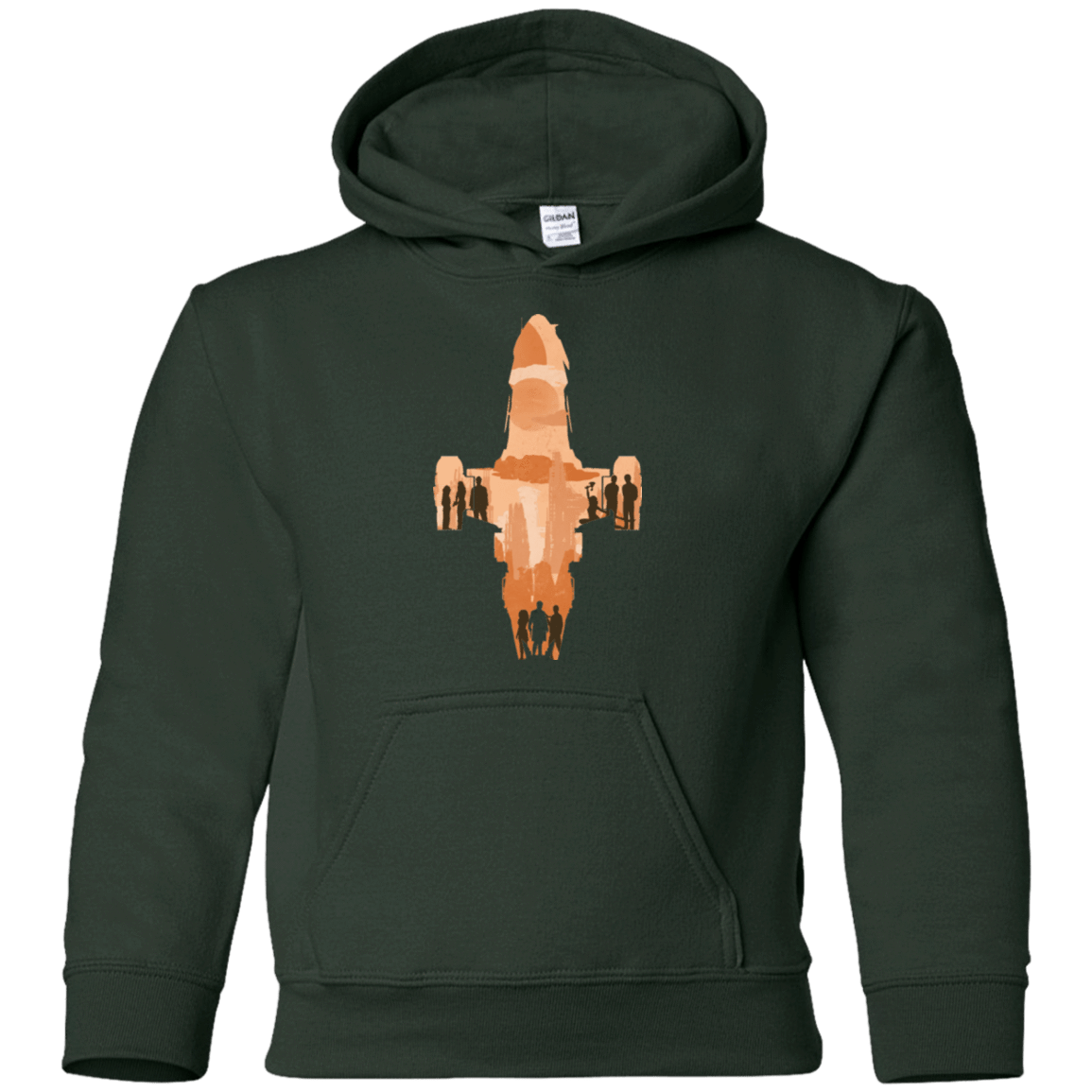 Sweatshirts Forest Green / YS The Shiny Ship Youth Hoodie
