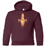 Sweatshirts Maroon / YS The Shiny Ship Youth Hoodie