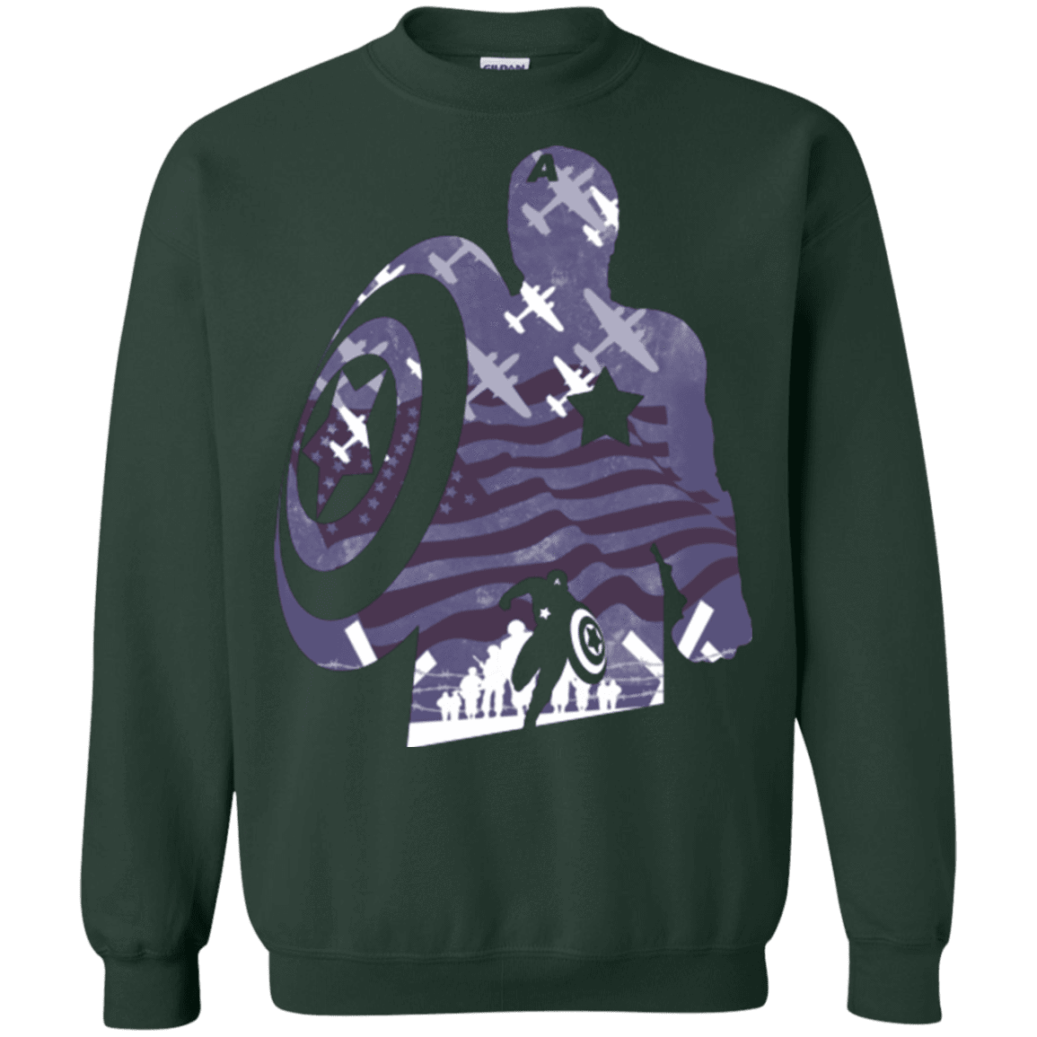 Sweatshirts Forest Green / Small The Soldier Crewneck Sweatshirt