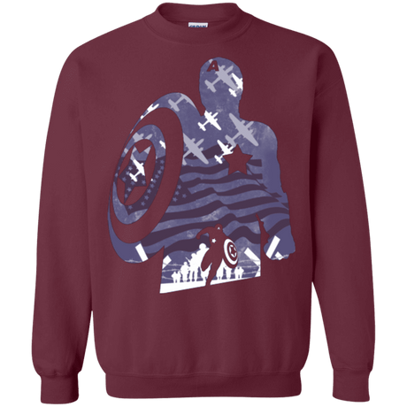 Sweatshirts Maroon / Small The Soldier Crewneck Sweatshirt