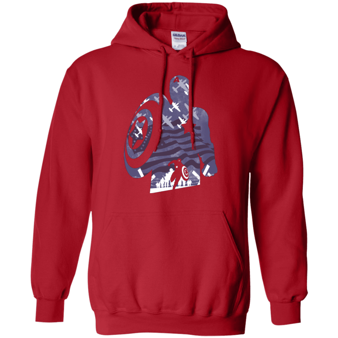 Sweatshirts Red / Small The Soldier Pullover Hoodie