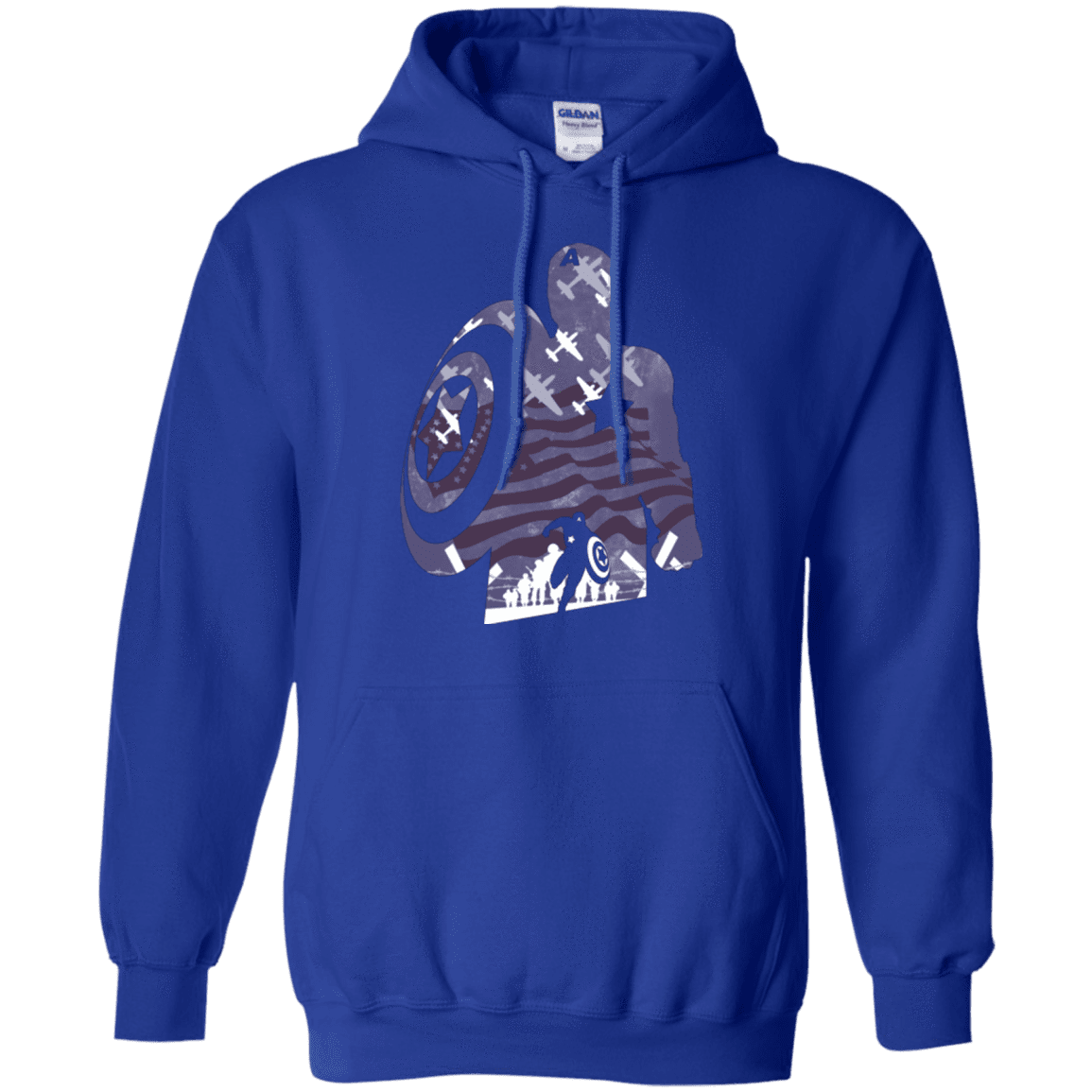 Sweatshirts Royal / Small The Soldier Pullover Hoodie