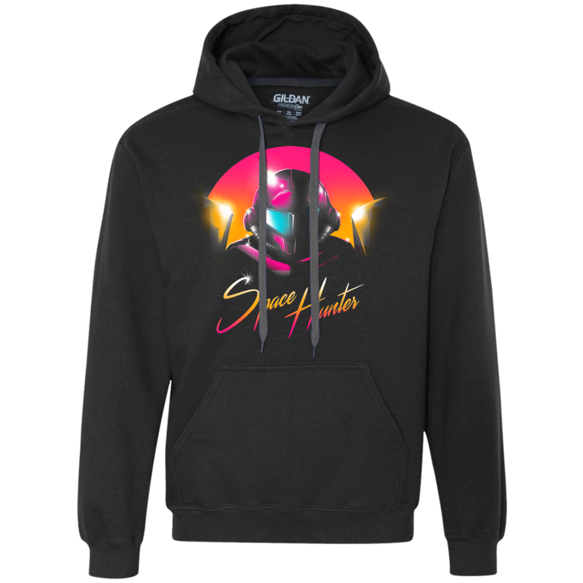 Sweatshirts Black / S The Space Hunter Premium Fleece Hoodie