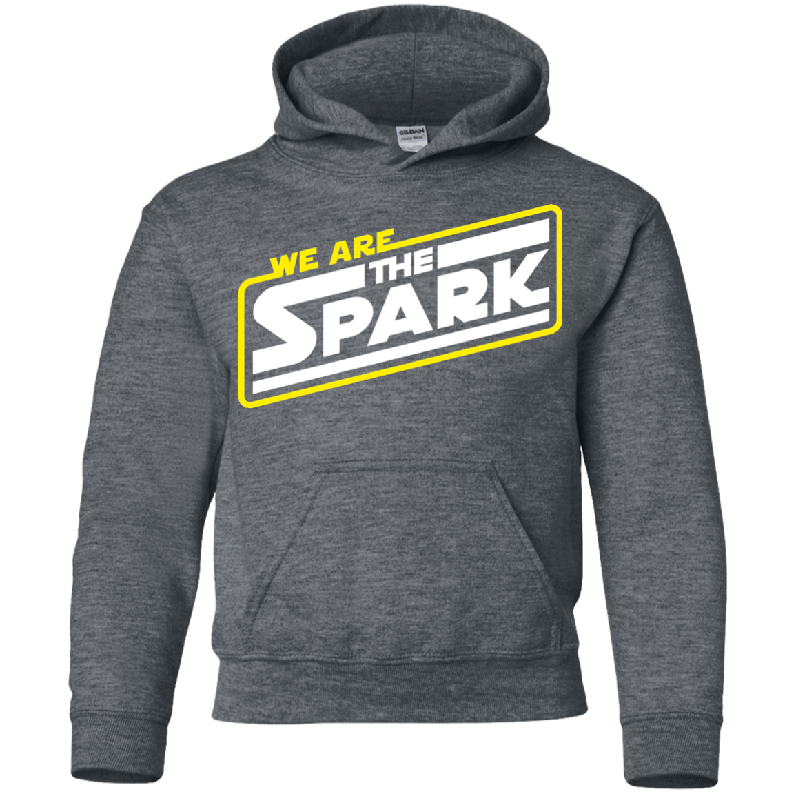 Sweatshirts Dark Heather / YS The Spark Youth Hoodie