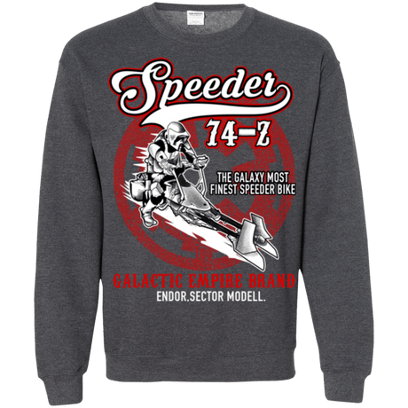 Sweatshirts Dark Heather / Small The Speeder Crewneck Sweatshirt