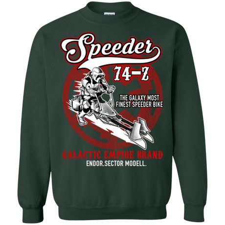Sweatshirts Forest Green / Small The Speeder Crewneck Sweatshirt
