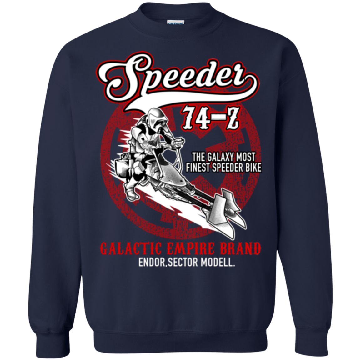Sweatshirts Navy / Small The Speeder Crewneck Sweatshirt