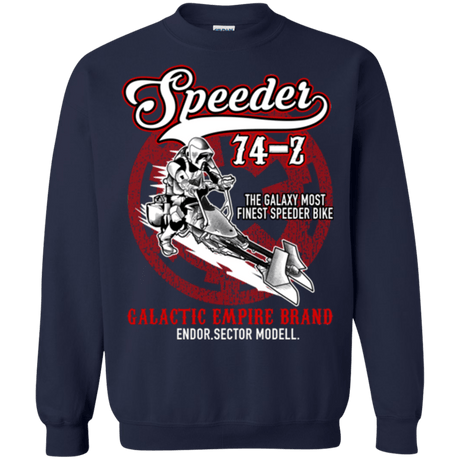 Sweatshirts Navy / Small The Speeder Crewneck Sweatshirt