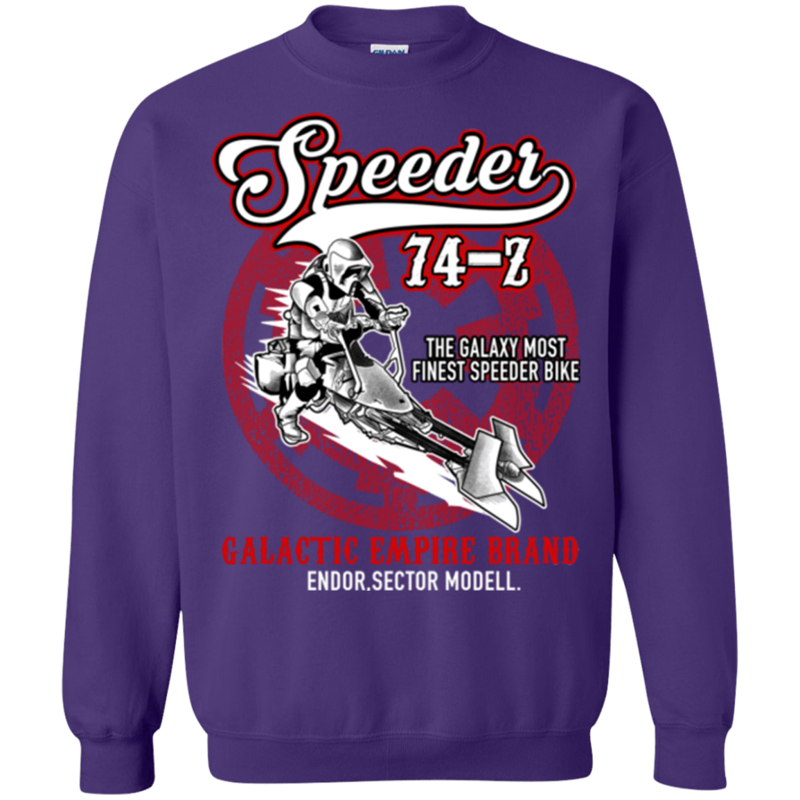 Sweatshirts Purple / Small The Speeder Crewneck Sweatshirt